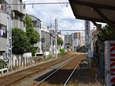 Abeno Line tram tracks