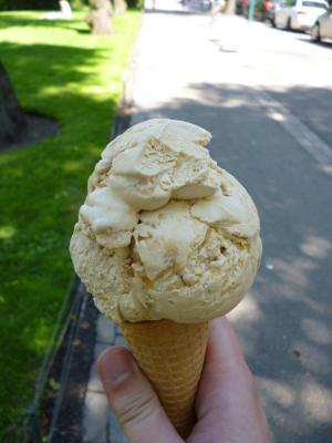 松のタールのアイスクリーム・pine tar ice cream