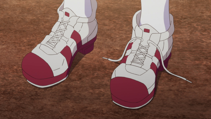 [Silence Suzuka's shoe comes undone right before a race - again]